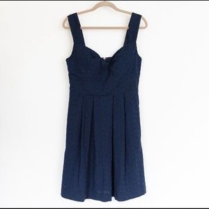 NWT Lilly Pulitzer Cyndi Navy Eyelet Dress